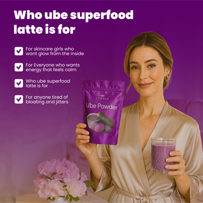 Lymava Natural Ube Glow Powder